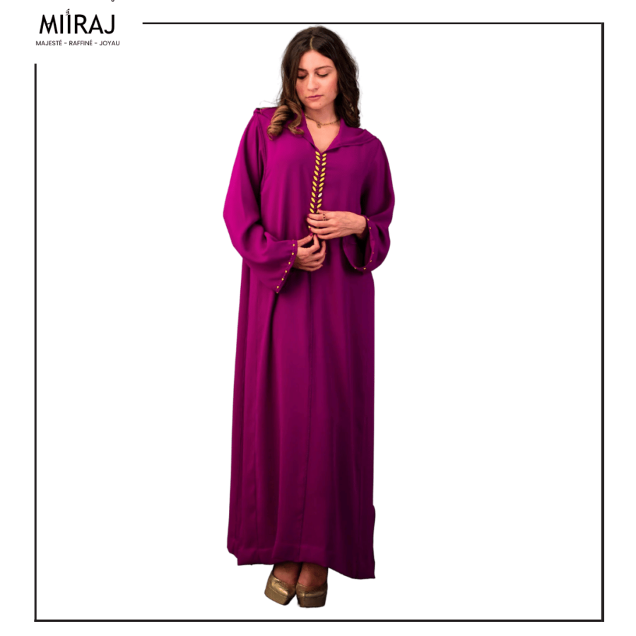 DJELABA MAUVE PERLA - RAMADAN