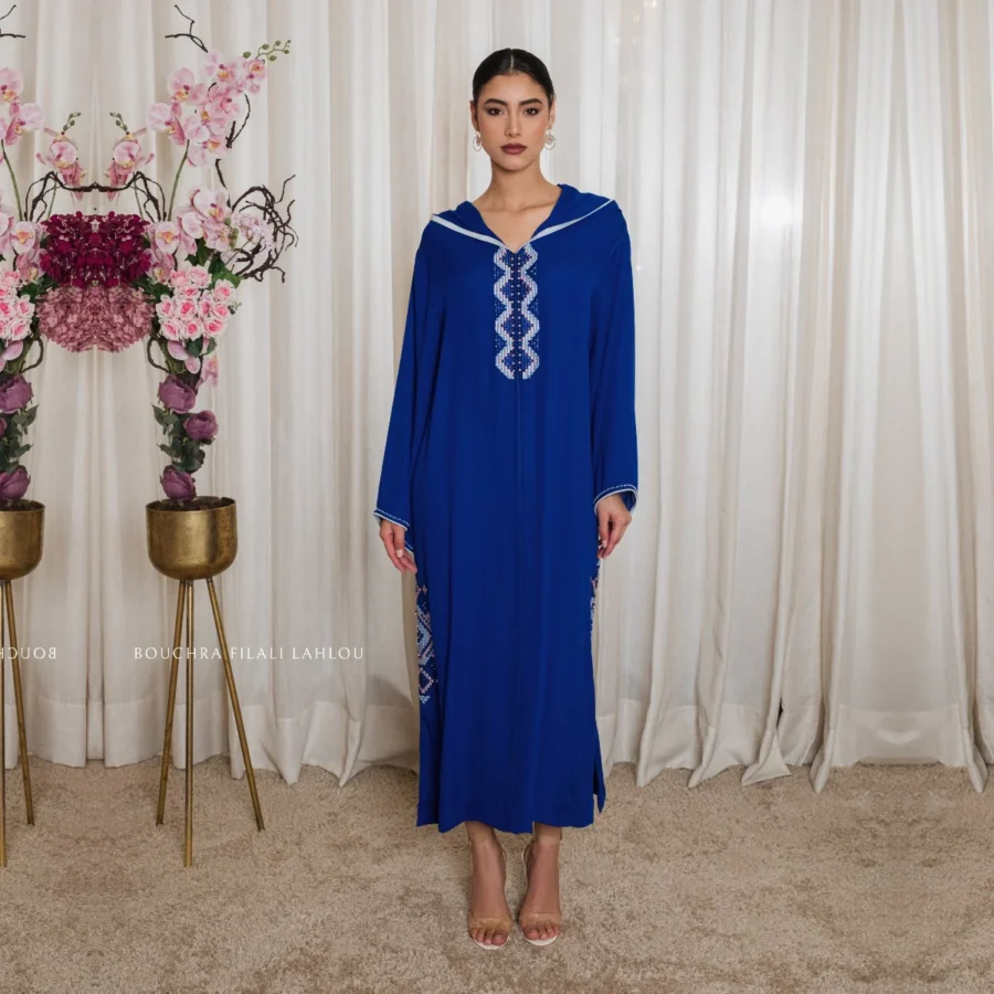 Djellaba Royal Azure – MIIRAG – Image 3