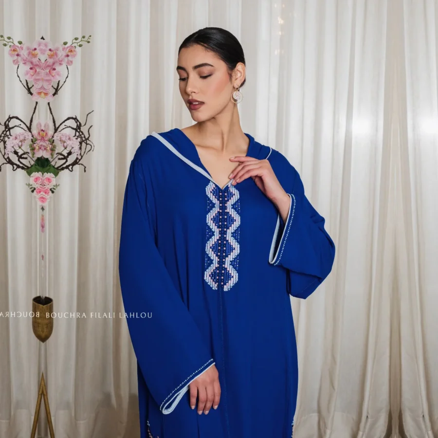 Djellaba Royal Azure – MIIRAG – Image 2
